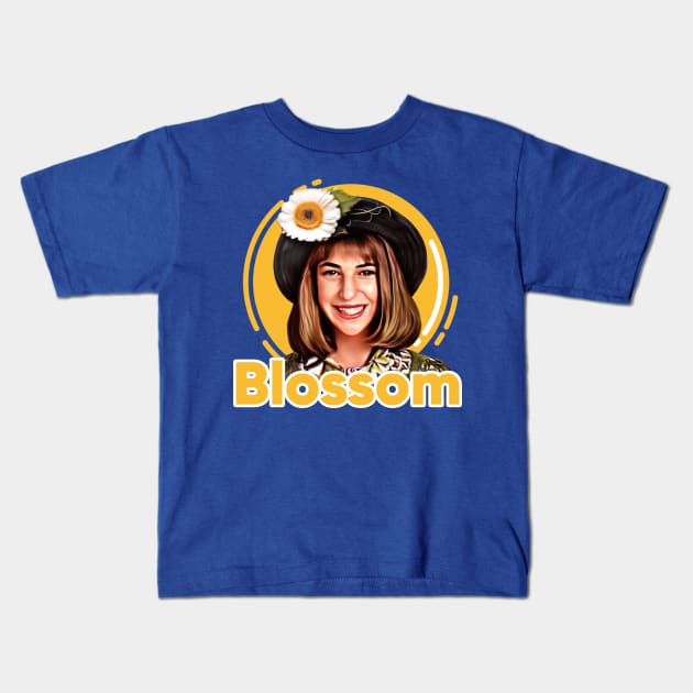 Blossom - Mayim Bialik Kids T-Shirt by Zbornak Designs